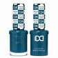 DND (HEMA/TPO-Free) Gel & Lacquer Duo - I Don't Kiss and Teal #124