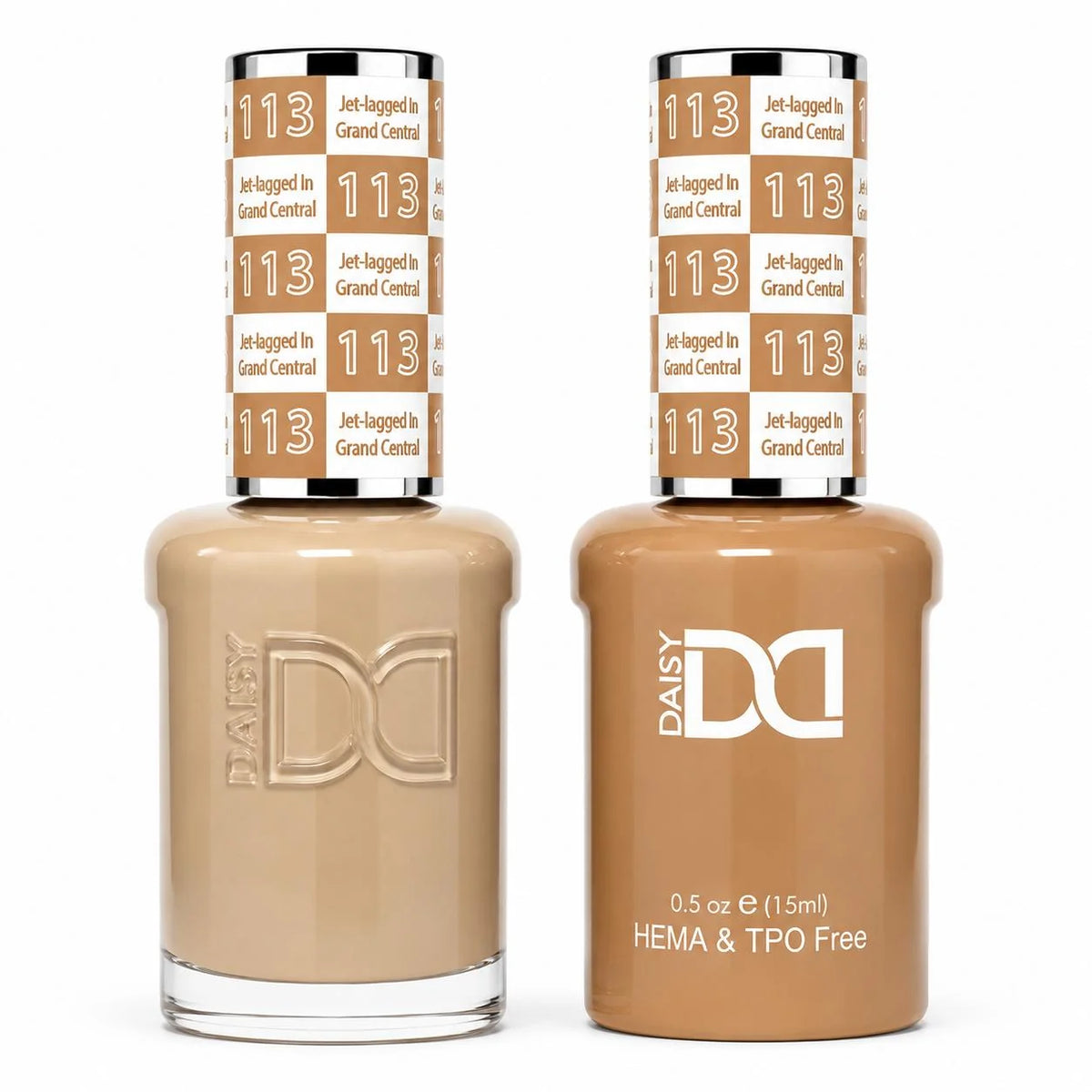 DND (HEMA/TPO-Free) Gel & Lacquer Duo - Jet-Lagged in Grand Central #113