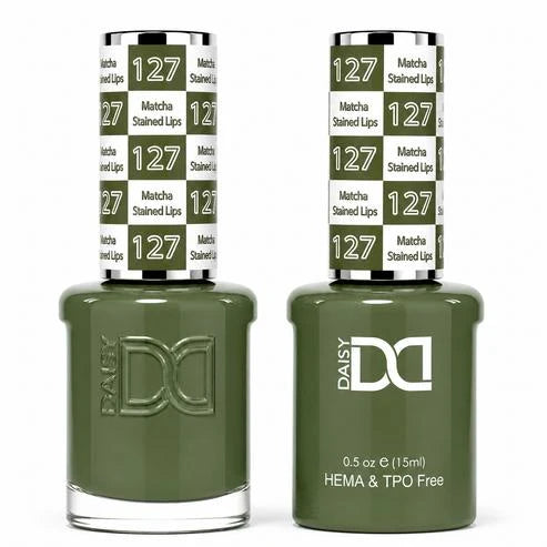 DND (HEMA/TPO-Free) Gel & Lacquer Duo - Matcha Stained Lips #127