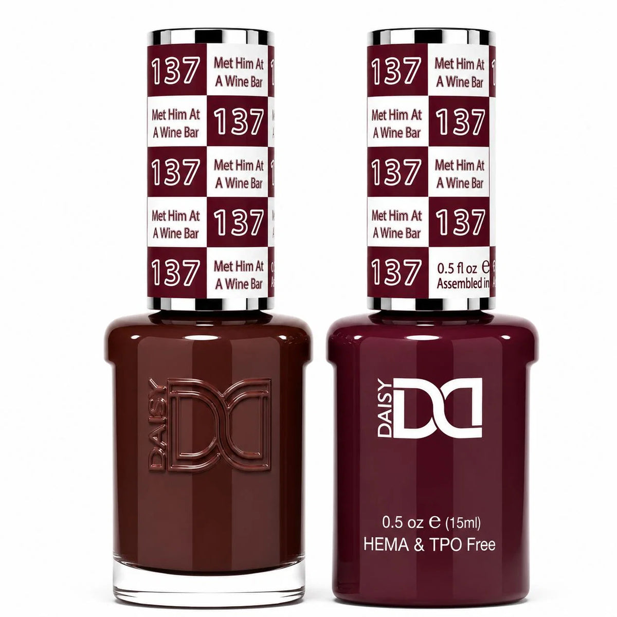 DND (HEMA/TPO-Free) Gel & Lacquer Duo - Met Him at a Wine Bar #137