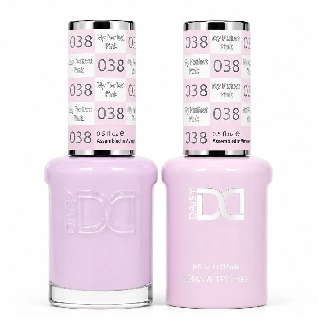 DND (HEMA/TPO-Free) Gel & Lacquer Duo - My Perfect Pink #038