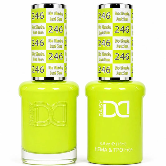 DND (HEMA/TPO-Free) Gel & Lacquer Duo - No Shade, Just Sun #246
