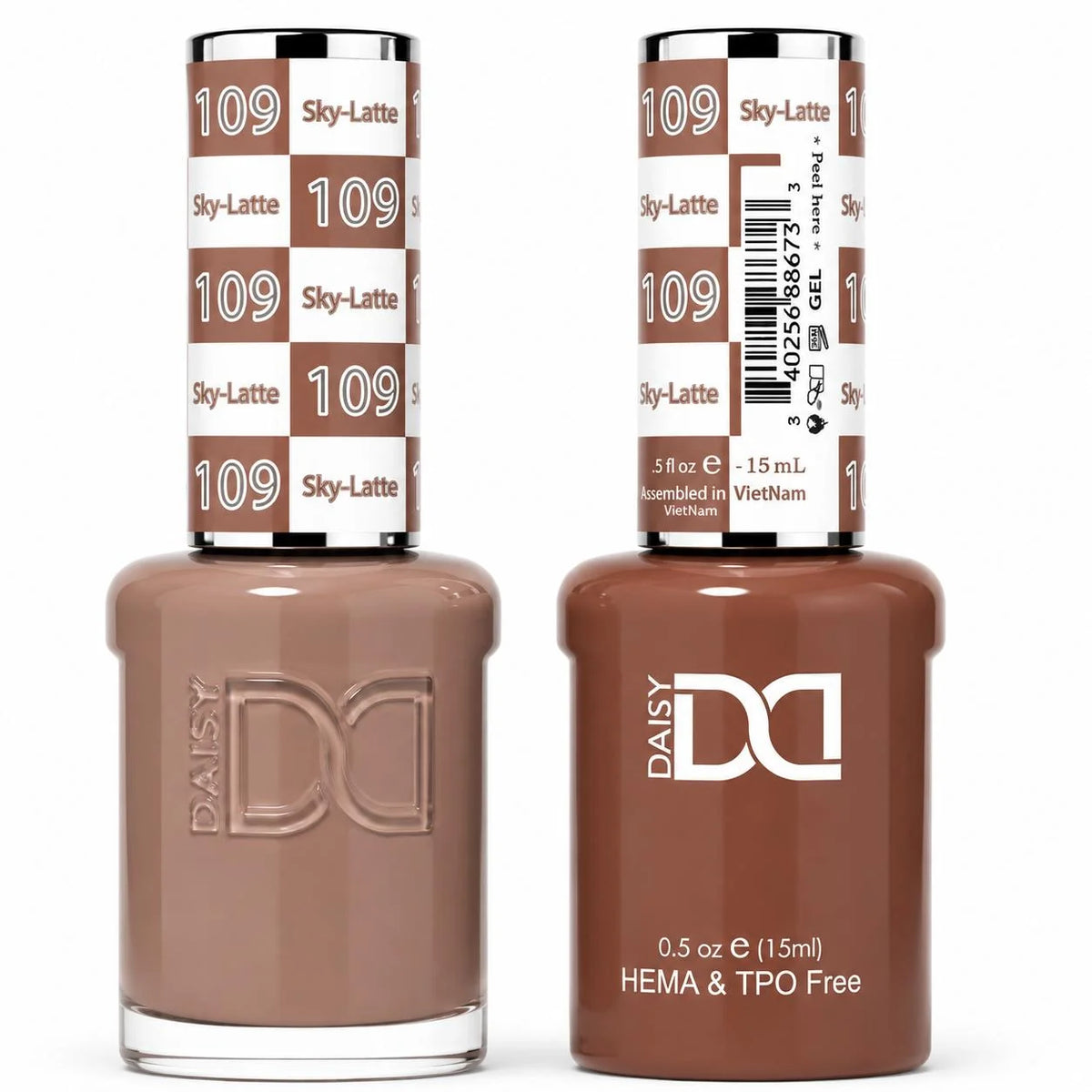 DND (HEMA/TPO-Free) Gel & Lacquer Duo - Sky-Latte #109