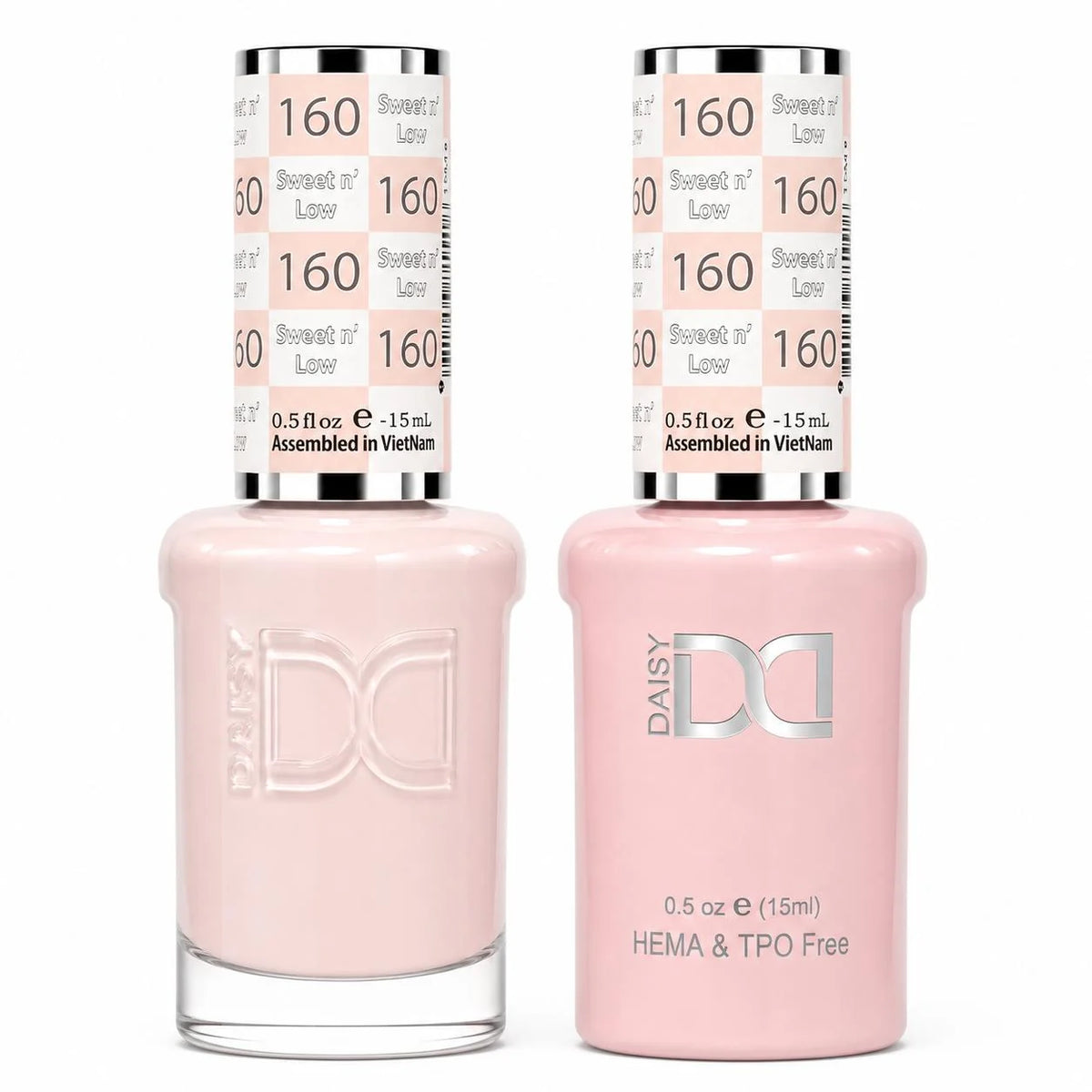 DND (HEMA/TPO-Free) Gel & Lacquer Duo - Sweet N' Low #160