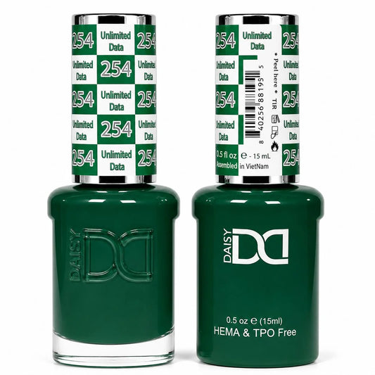 DND (HEMA/TPO-Free) Gel & Lacquer Duo - Unlimited Data #254