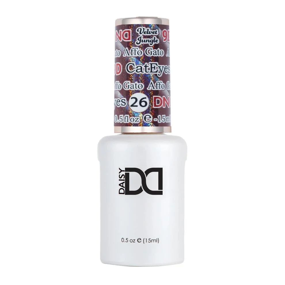 DND 9D Velvet Jungle Cat Eye Gel Polish - Affo Gato #26