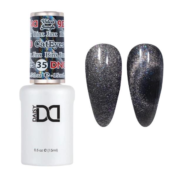 DND 9D Velvet Jungle Cat Eye Gel Polish - Binx Jinx #35