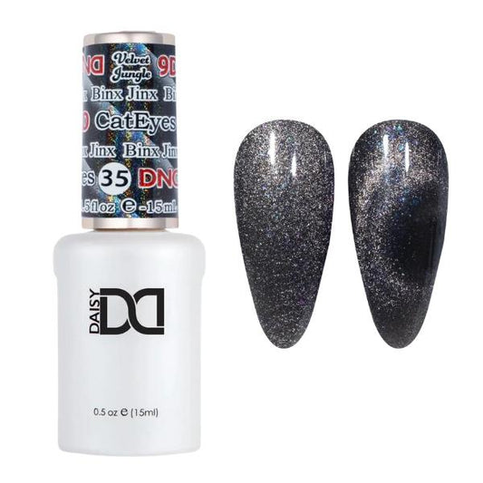 DND 9D Velvet Jungle Cat Eye Gel Polish - Binx Jinx #35