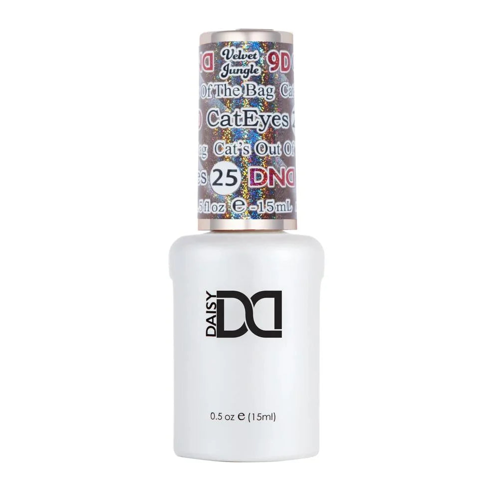 DND 9D Velvet Jungle Cat Eye Gel Polish - Cat's Out Of The Bag #25
