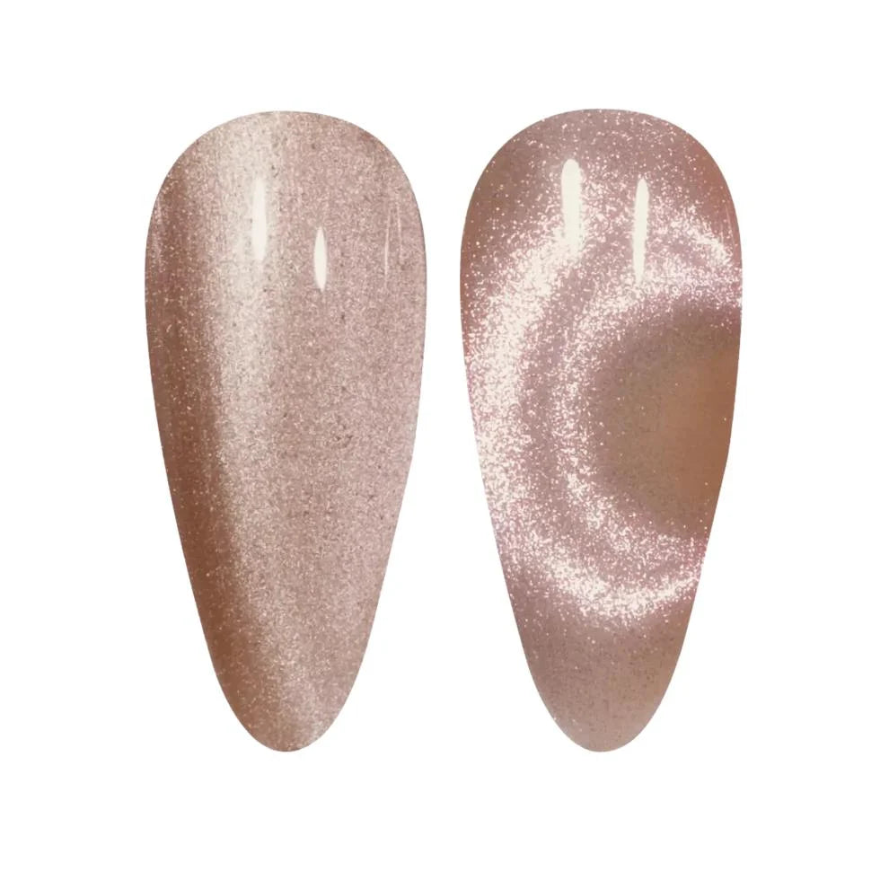 DND 9D Velvet Jungle Cat Eye Gel Polish - Catcao Bean #08