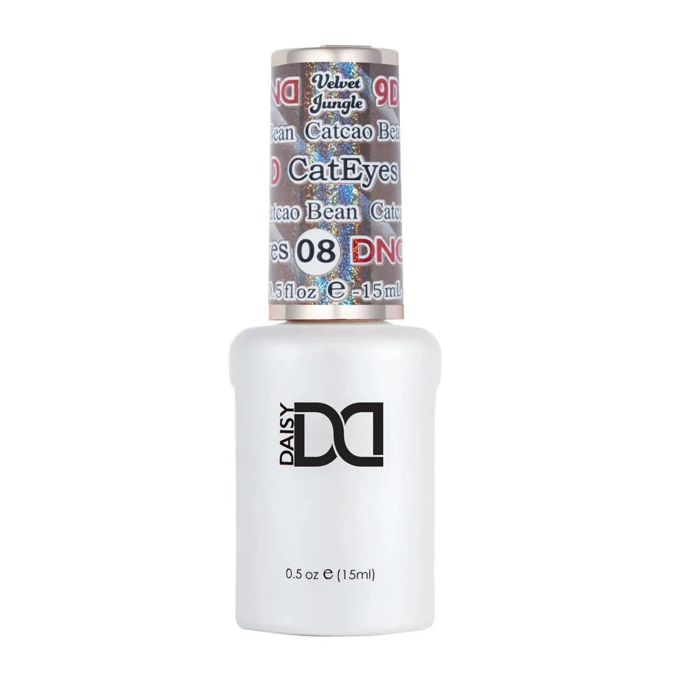 DND 9D Velvet Jungle Cat Eye Gel Polish - Catcao Bean #08