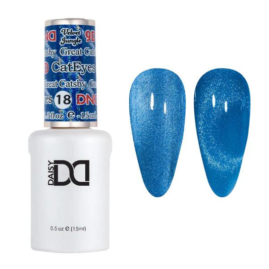 DND 9D Velvet Jungle Cat Eye Gel Polish - Great Catsby #18