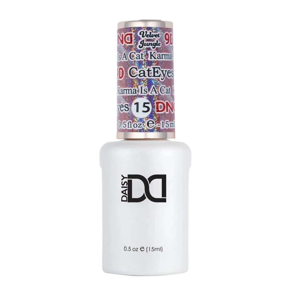 DND 9D Velvet Jungle Cat Eye Gel Polish - Karma Is A Cat #15