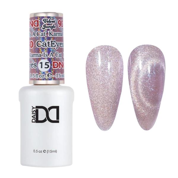 DND 9D Velvet Jungle Cat Eye Gel Polish - Karma Is A Cat #15