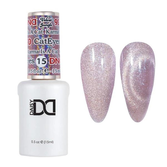 DND 9D Velvet Jungle Cat Eye Gel Polish - Karma Is A Cat #15