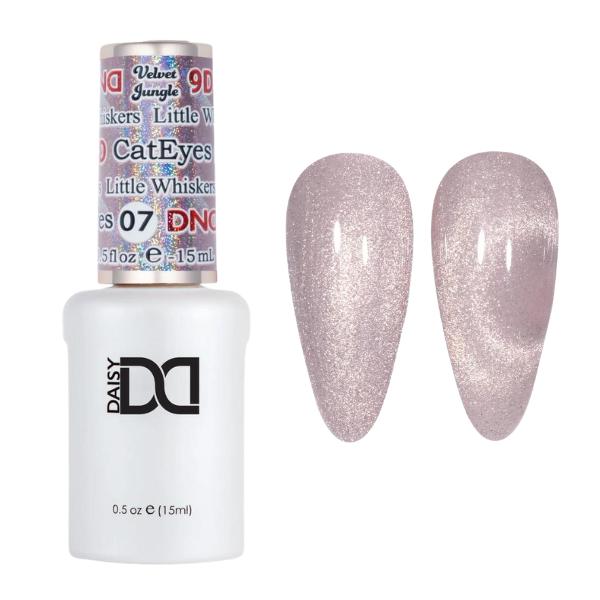 DND 9D Velvet Jungle Cat Eye Gel Polish - Little Whiskers #07