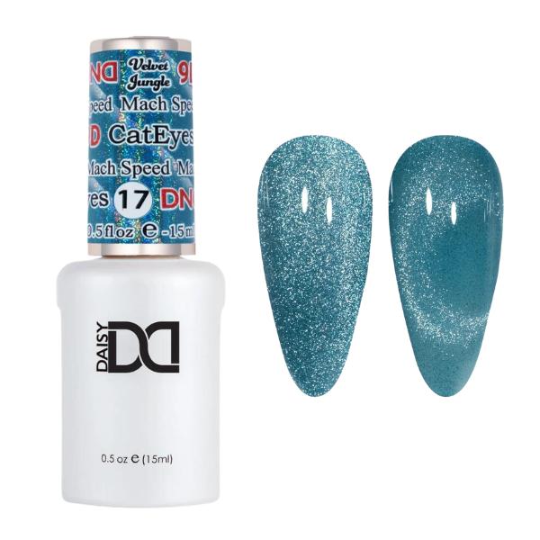 DND 9D Velvet Jungle Cat Eye Gel Polish - Mach Speed #17