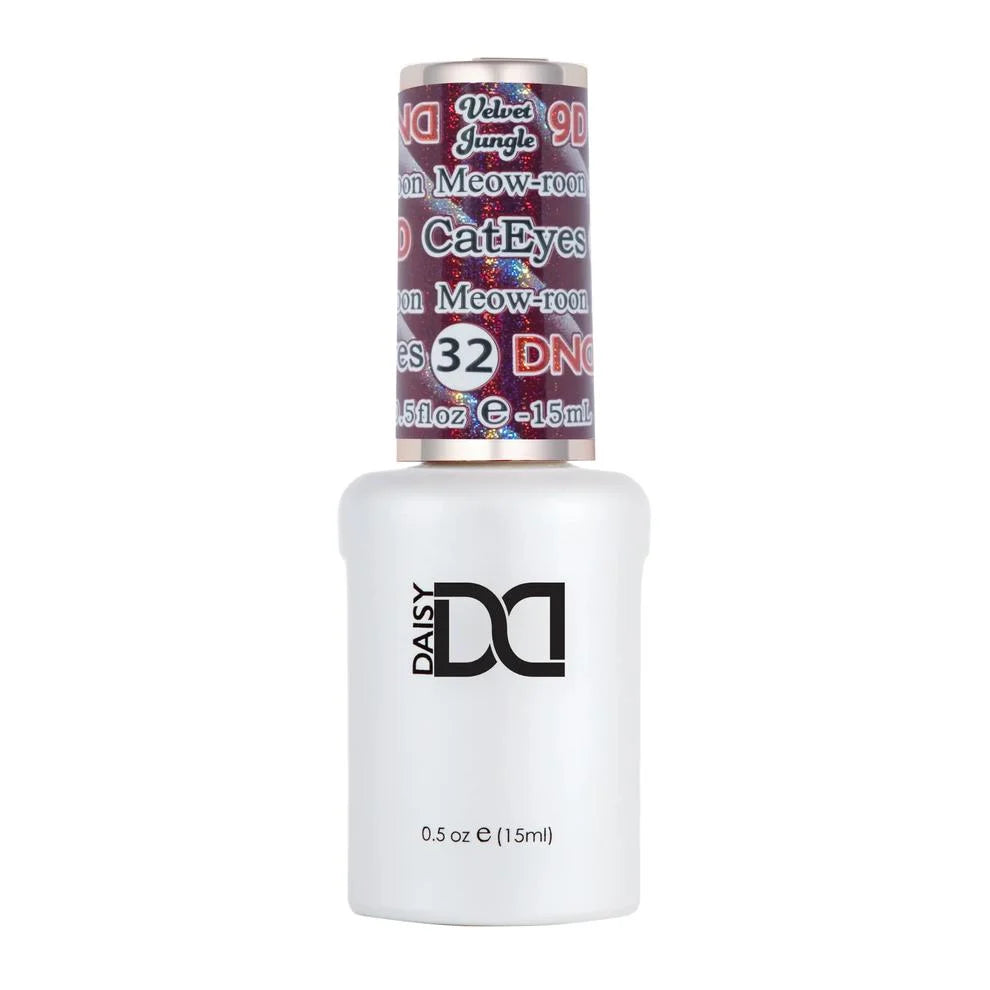DND 9D Velvet Jungle Cat Eye Gel Polish - Meow-roon #32