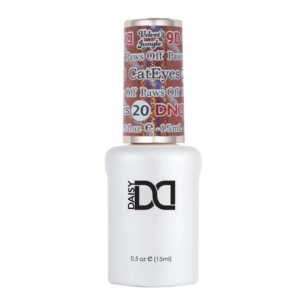 DND 9D Velvet Jungle Cat Eye Gel Polish - Paws Off #20