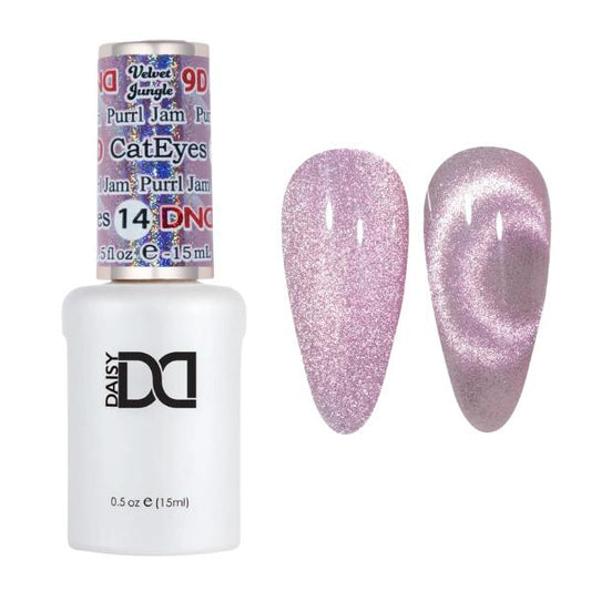 DND 9D Velvet Jungle Cat Eye Gel Polish - Purrl Jam #14