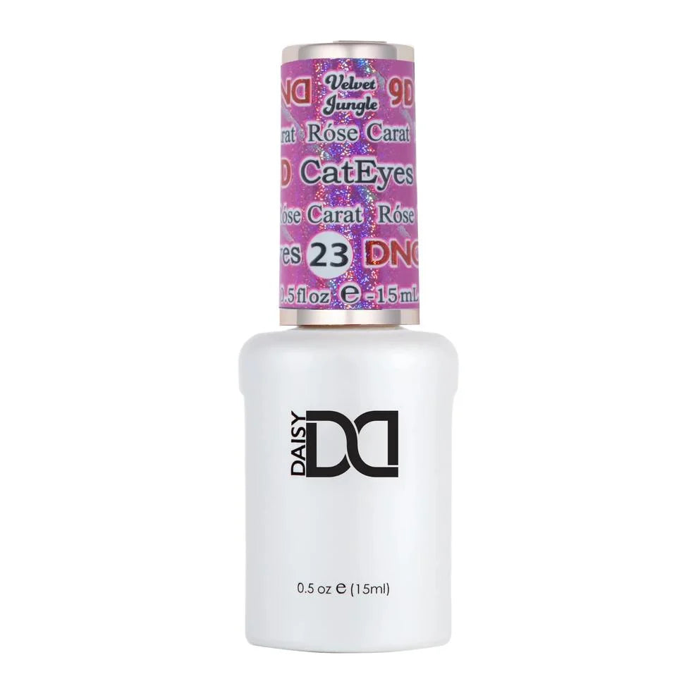 DND 9D Velvet Jungle Cat Eye Gel Polish - Rose Carat #23