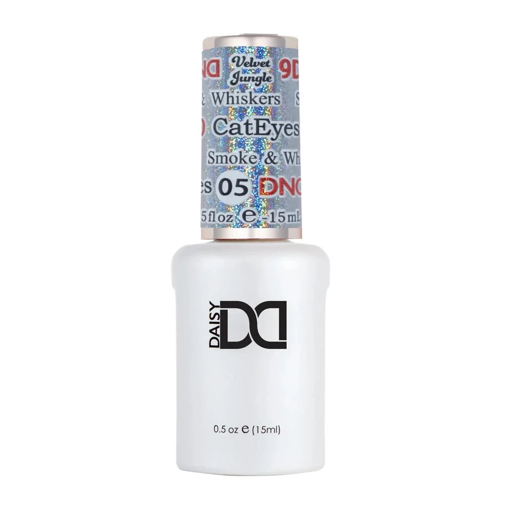 DND 9D Velvet Jungle Cat Eye Gel Polish - Smoke & Whiskers #05