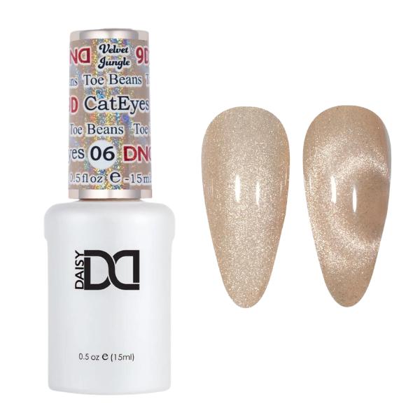 DND 9D Velvet Jungle Cat Eye Gel Polish - Toe Beans #06