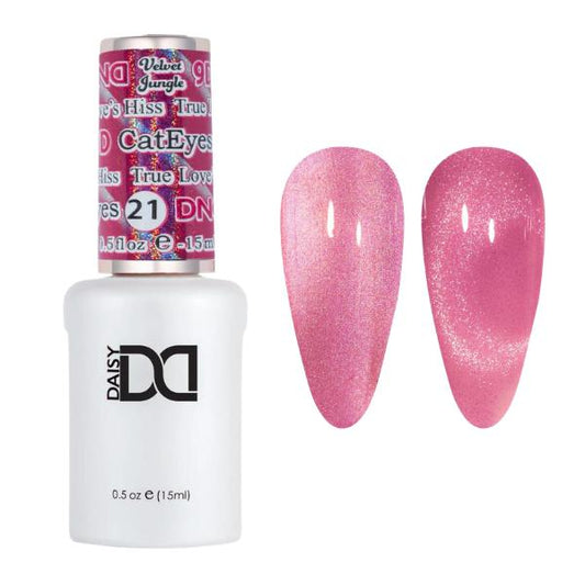 DND 9D Velvet Jungle Cat Eye Gel Polish - True Love's Hiss #21
