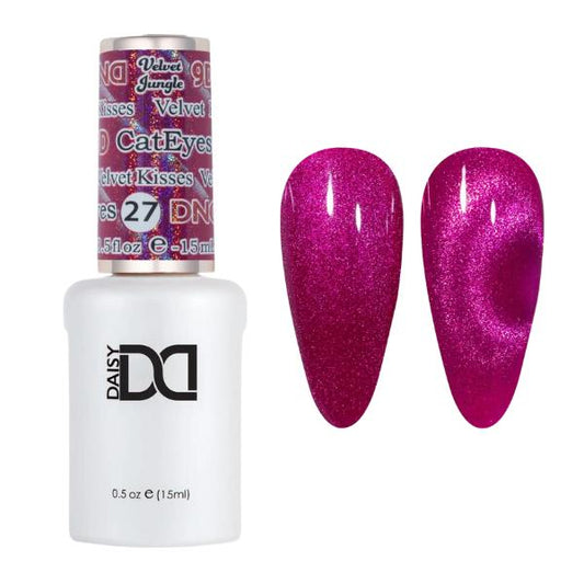 DND 9D Velvet Jungle Cat Eye Gel Polish - Velvet Kisses #27