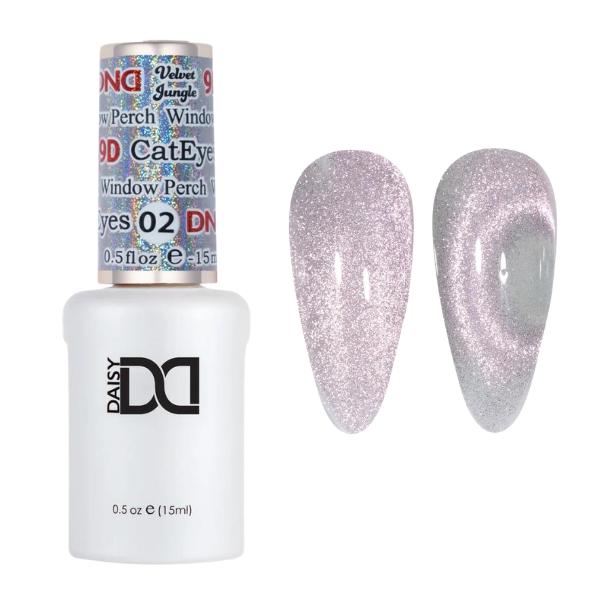 DND 9D Velvet Jungle Cat Eye Gel Polish - Window Perch #02