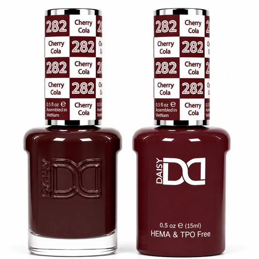 DND (HEMA/TPO-Free) Gel & Lacquer Duo - Cherry Cola #282