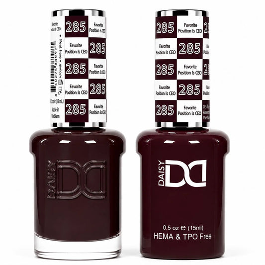 DND (HEMA/TPO-Free) Gel & Lacquer Duo - Favorite Position is CEO #285