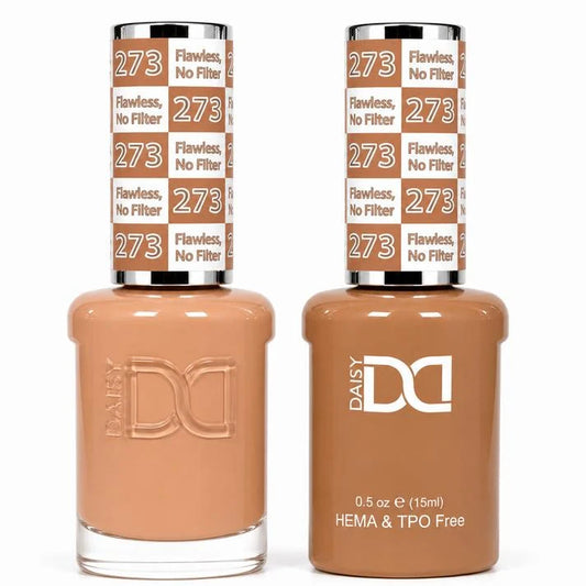 DND (HEMA/TPO-Free) Gel & Lacquer Duo - Flawless, No Filter #273