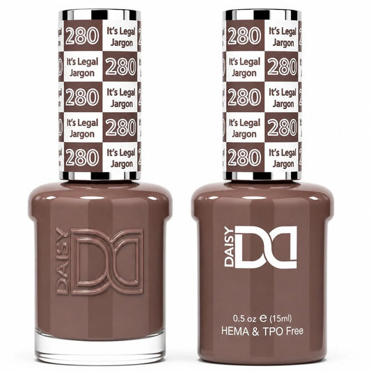 DND (HEMA/TPO-Free) Gel & Lacquer Duo - It's Legal Jargon #280