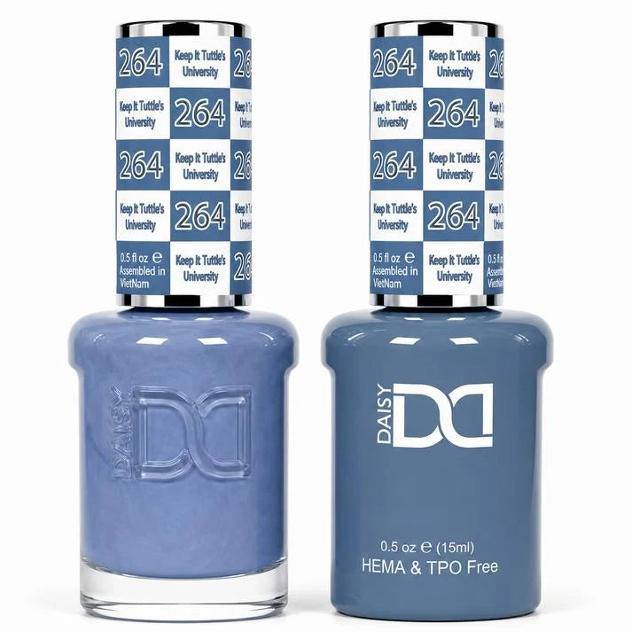 DND (HEMA/TPO-Free) Gel & Lacquer Duo - Keep It Tuft(s) University #264