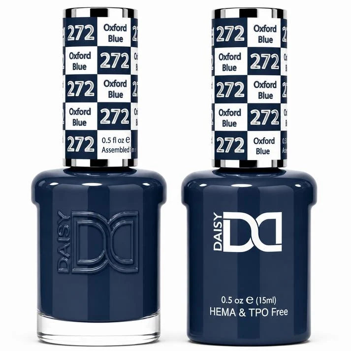 DND (HEMA/TPO-Free) Gel & Lacquer Duo - Oxford Blue #272