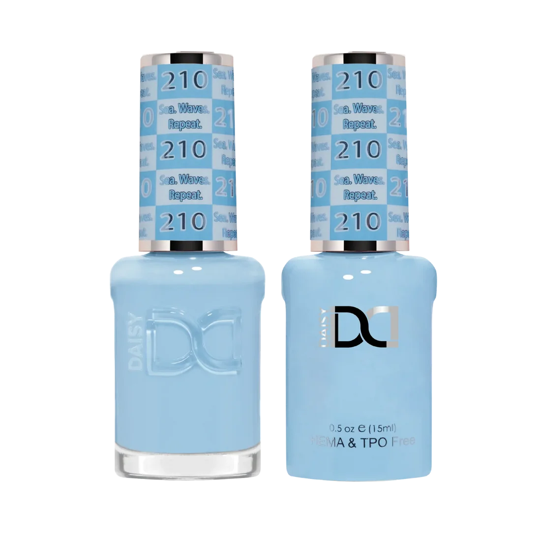 DND (HEMA/TPO-Free) Gel & Lacquer Duo - Sea, Wave, Repeat. #210