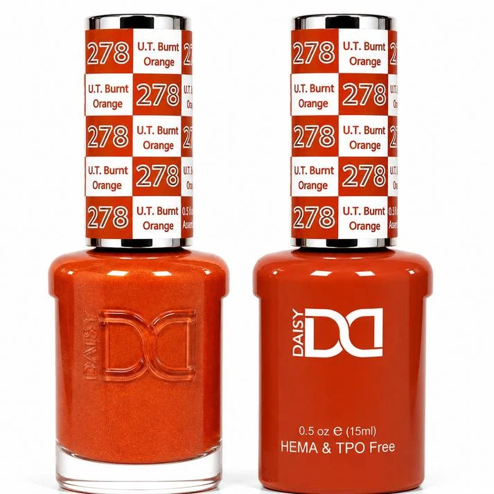DND (HEMA/TPO-Free) Gel & Lacquer Duo - U.T. Burnt Orange #278
