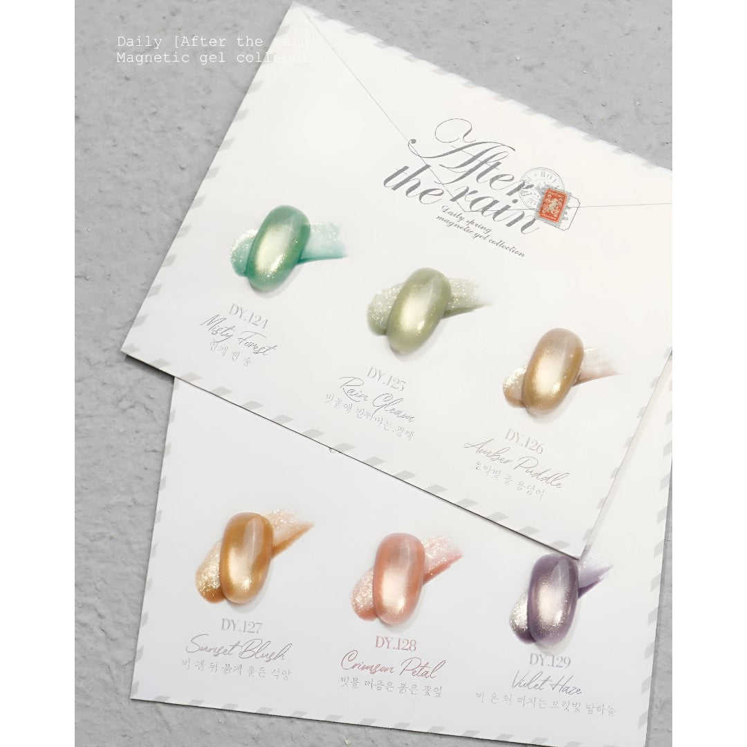 Daily Cat Eye Hema Free Gel Polish After The Rain Collection DY124-129 (6pcs)