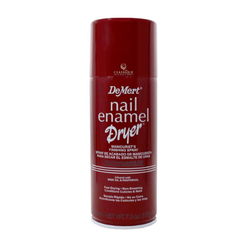 Demert Nail Enamel Dryer 7.5oz - Fast Nail Polish Drying Spray