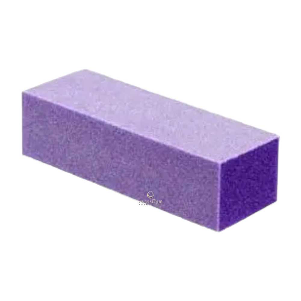Dixon 3-Way Buffer - Purple White 100/180 (Case of 500) - Classique Nails Beauty Supply