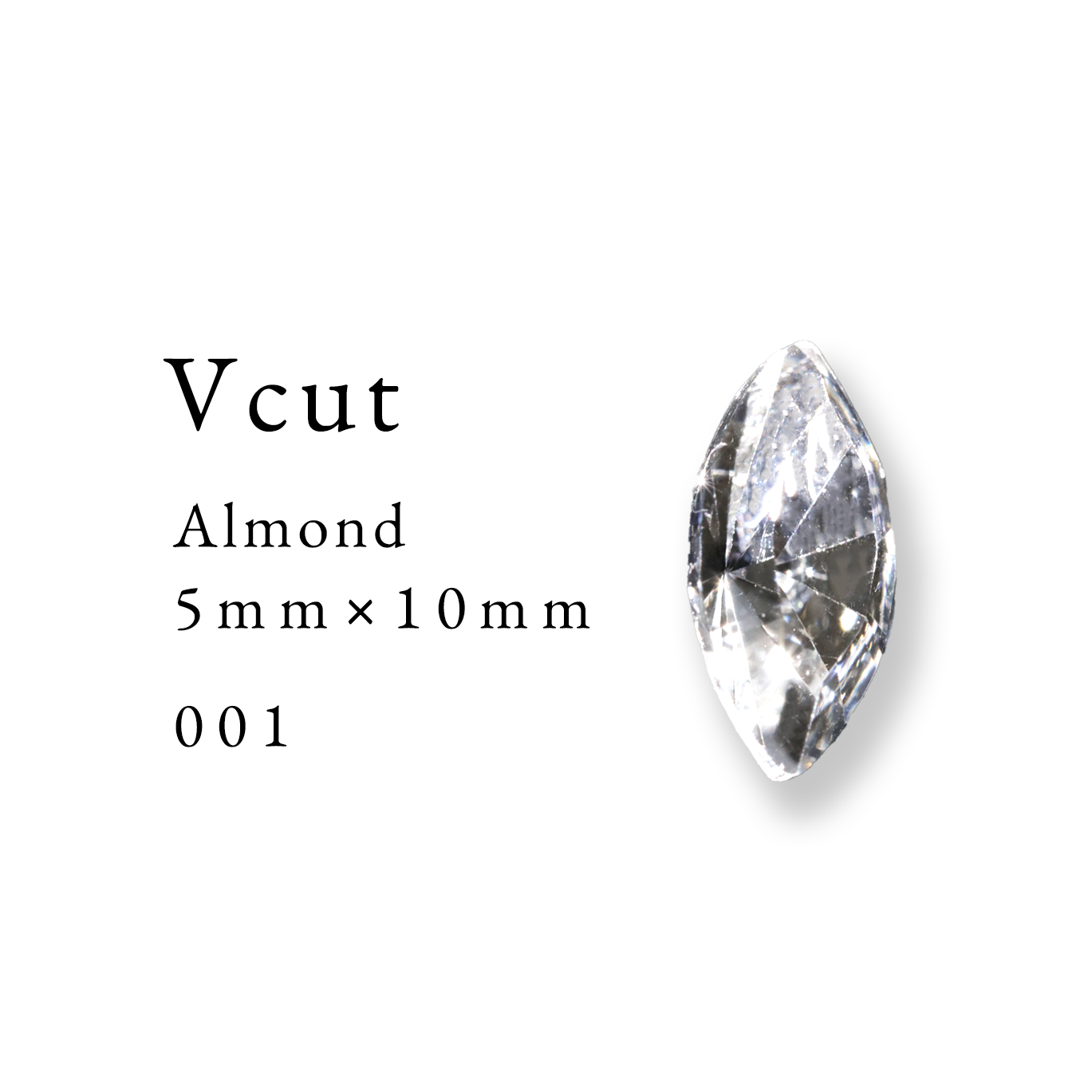 Enoi Parts - V Cut Almond 5×10 #001