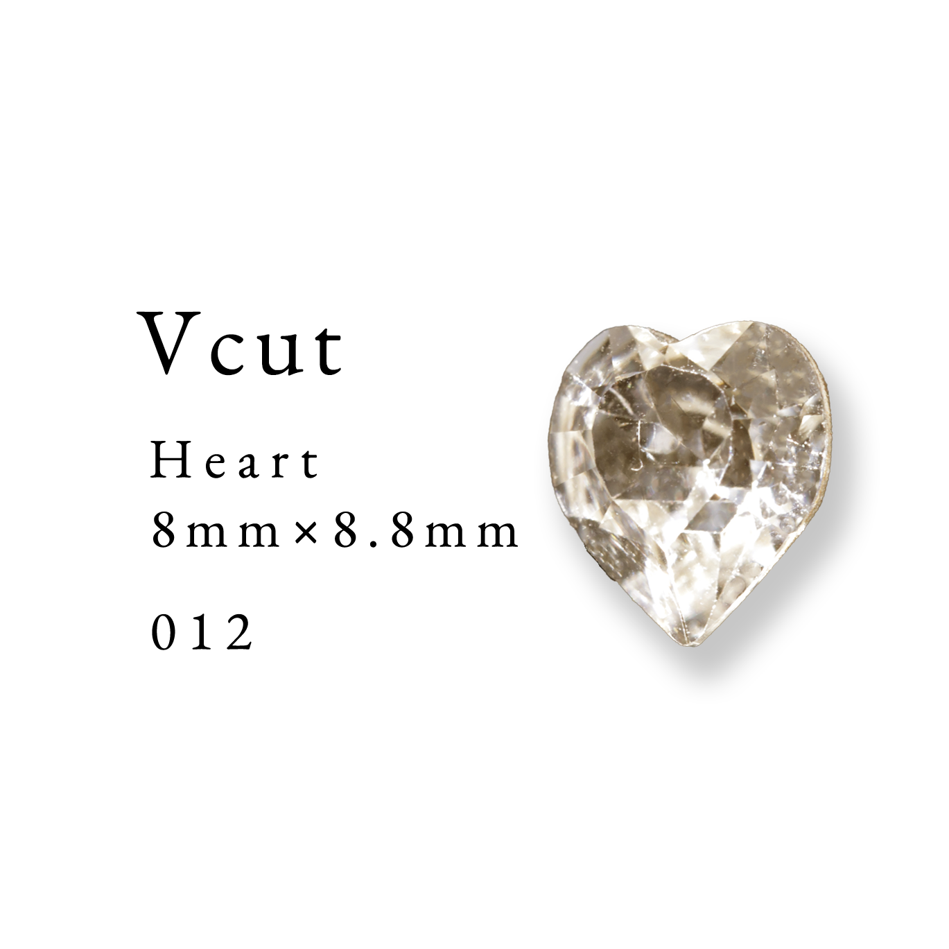 Enoi Parts - V Cut Heart 8×8.8 #012