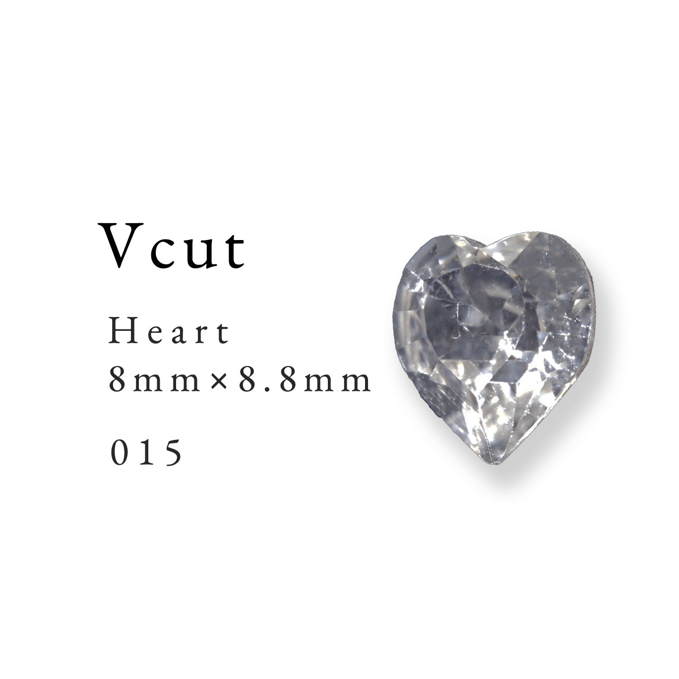 Enoi Parts - V Cut Heart 8×8.8 #015