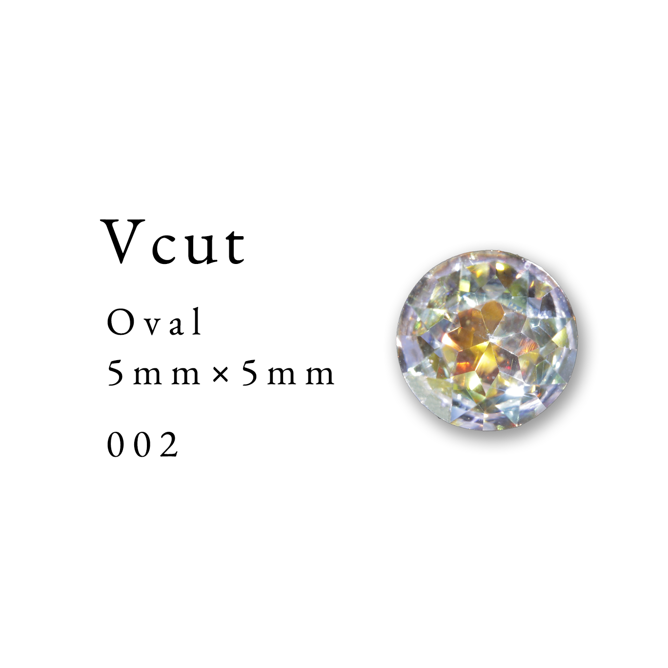 Enoi Parts - V Cut Oval 5mm #002