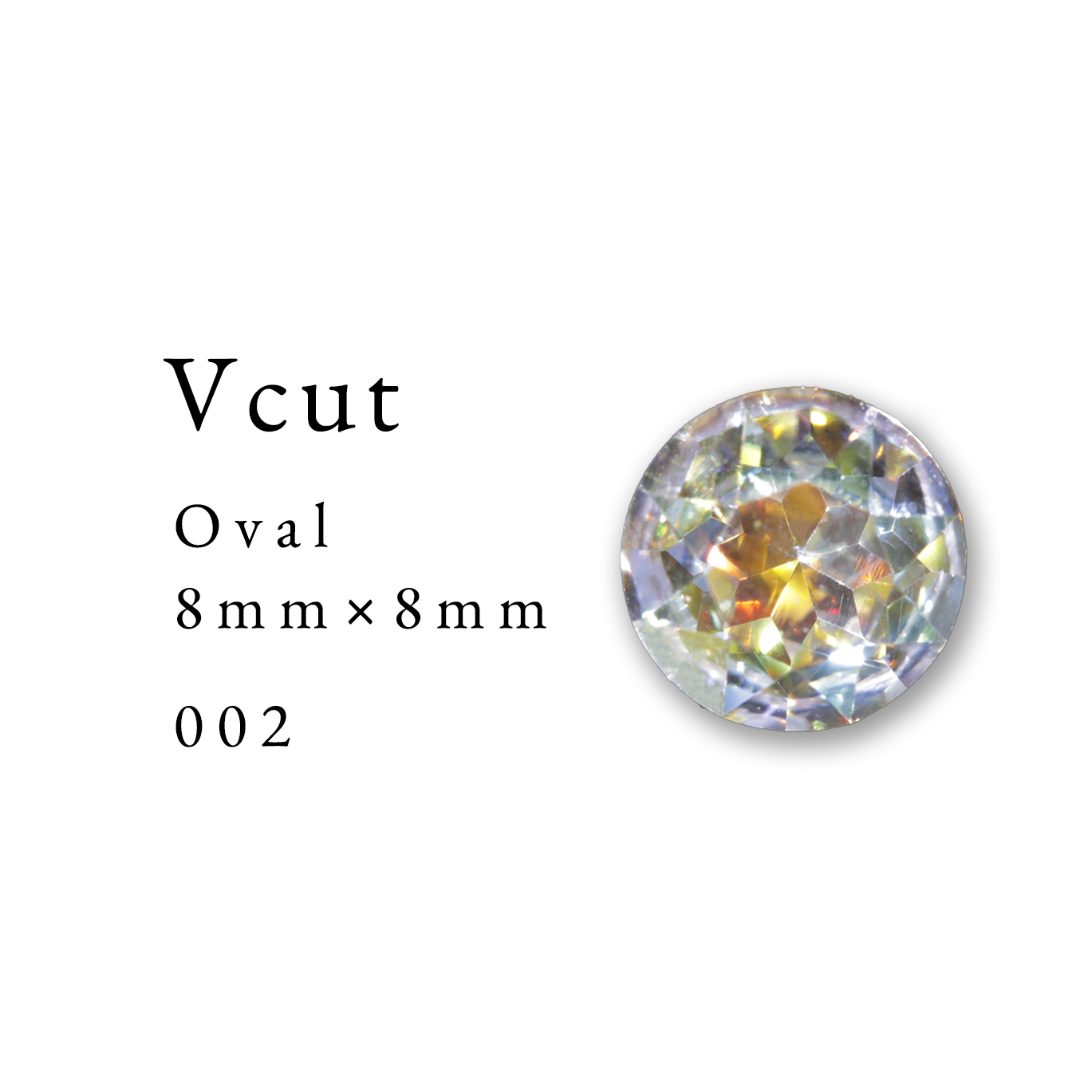 Enoi Parts - V Cut Oval 8mm #002