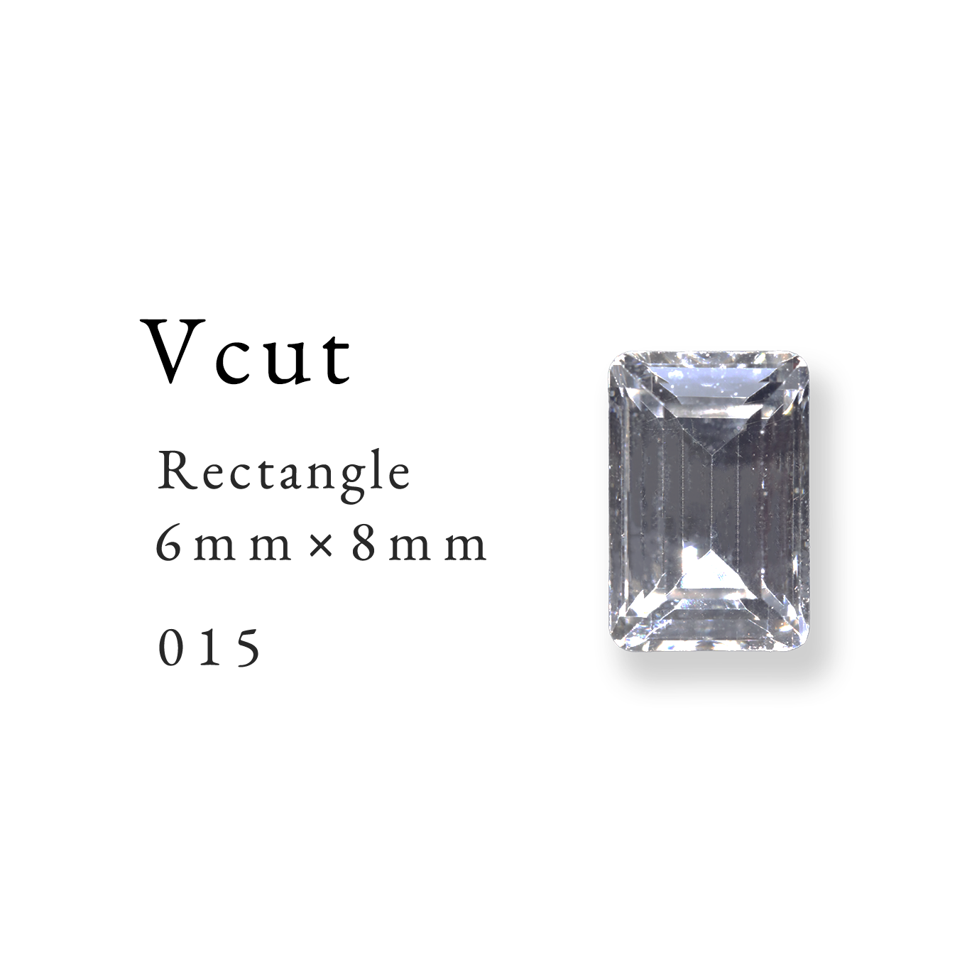 Enoi Parts - V Cut Rectangle 6×8 #015