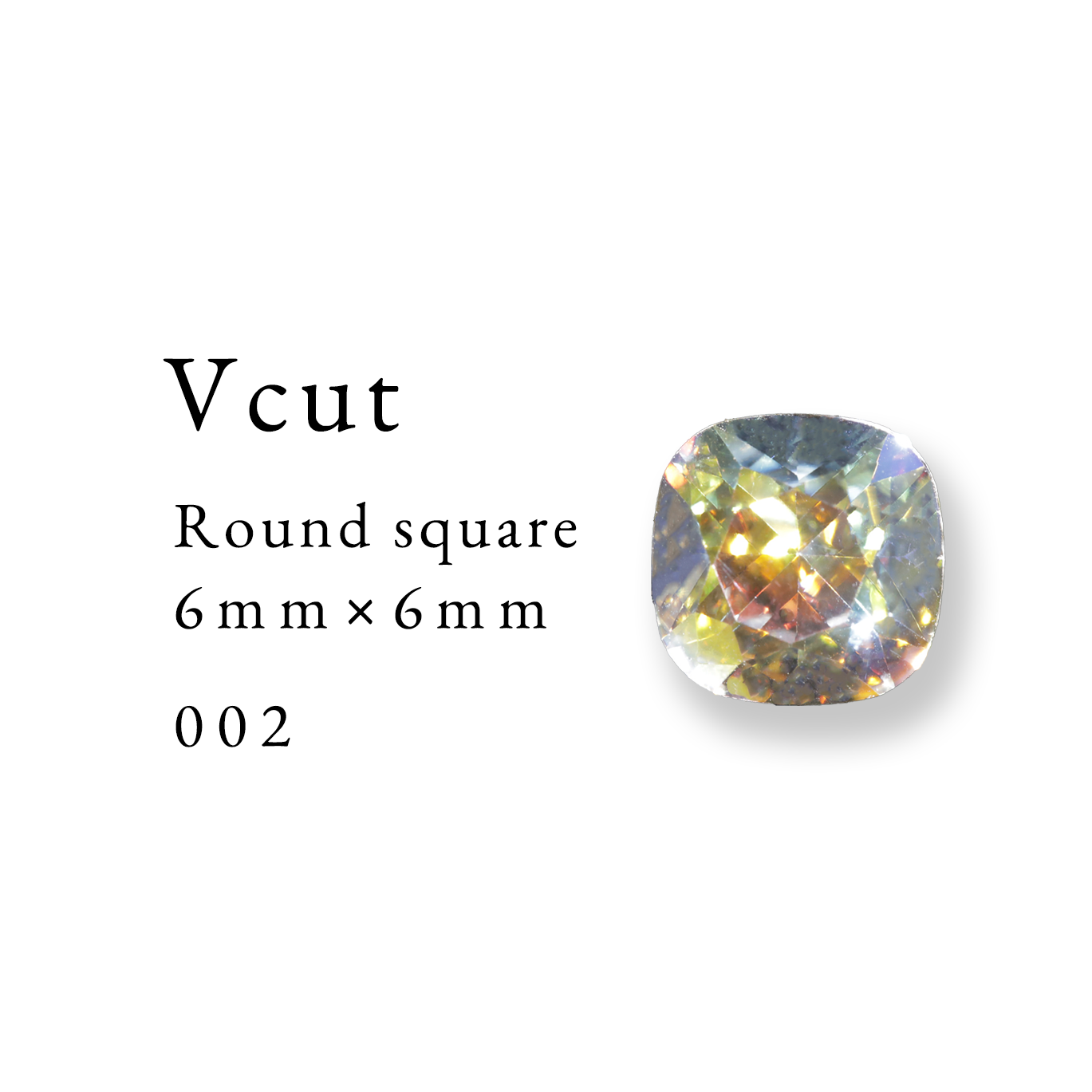 Enoi Parts - V Cut Round square 6×6 #002