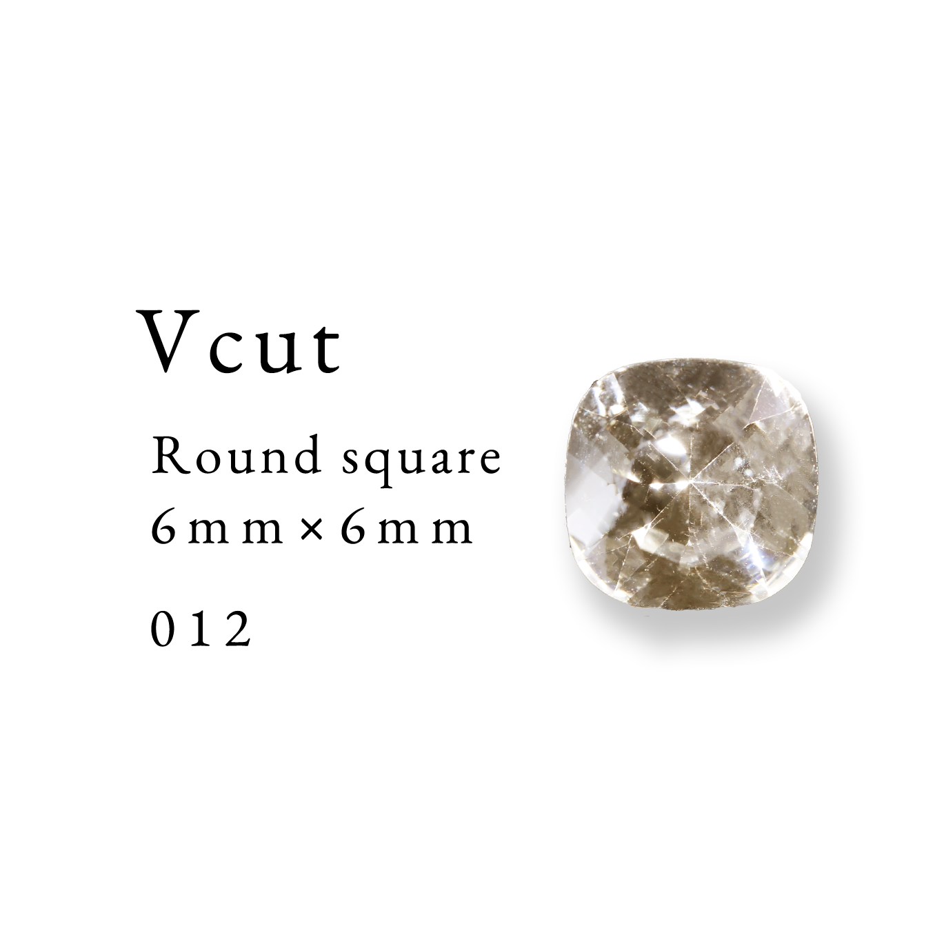 Enoi Parts - V Cut Round square 6×6 #012