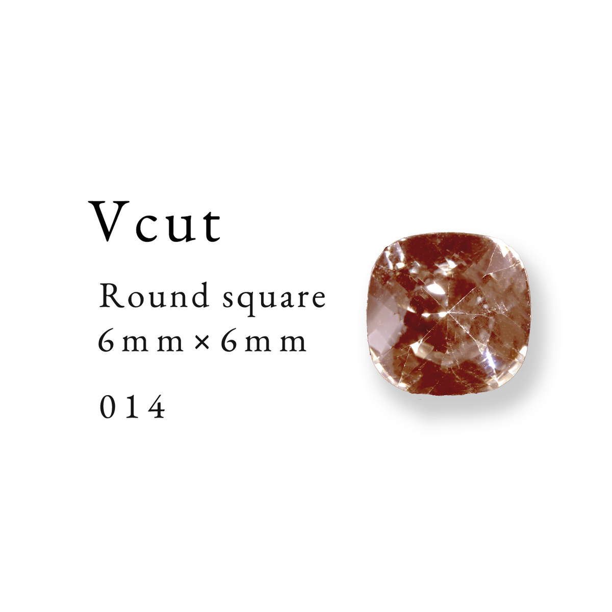 Enoi Parts - V Cut Round square 6×6 #014
